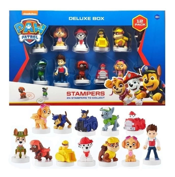 Paw Patrol Stampers 12li Delüks Figür Asorti