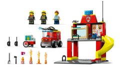 LEGO  City İtfaiye Merkezi ve İtfaiye Kamyonu 60375