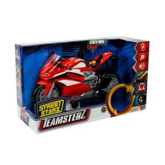 Teamsterz Sesli ve Işıklı Kırmızı Motosiklet 27 cm.