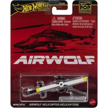 Hot Wheels Premium Pop Culture Airwolf Helicopter JBL56