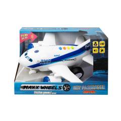 Maxx Wheels Sesli ve Işıklı Uçak 1:16