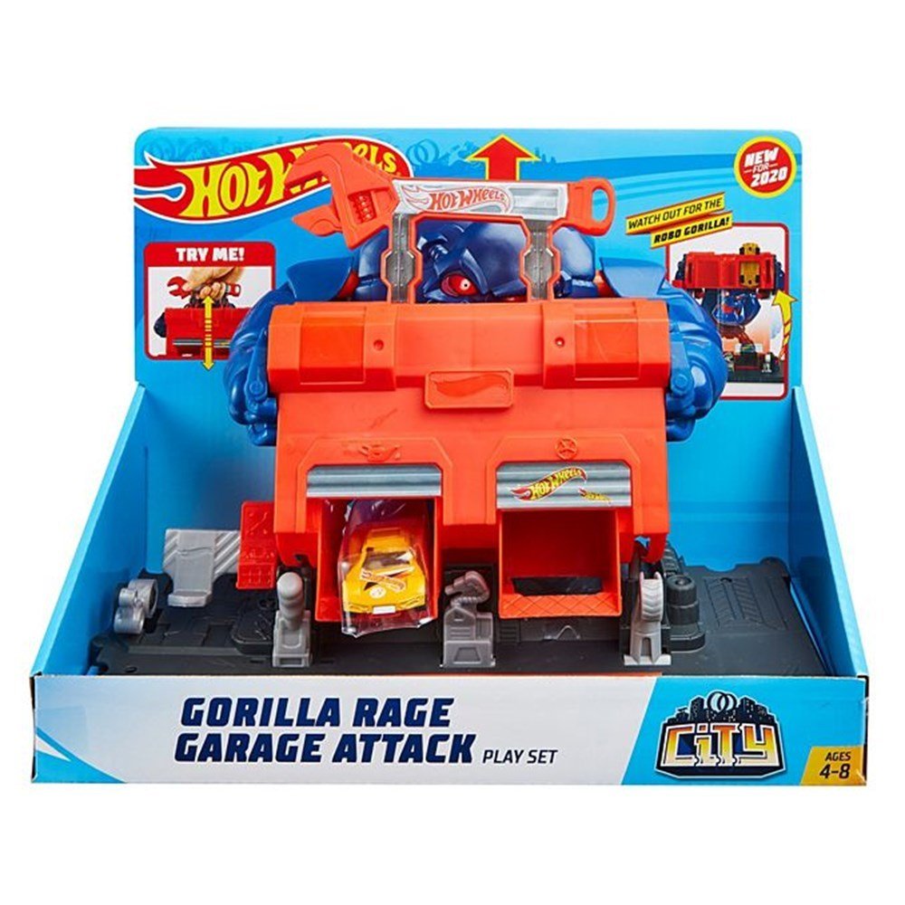 Hot Wheels Şehir Macerası Oyun Setleri Gorilin Garaj Saldırısı FNB05-GJK89