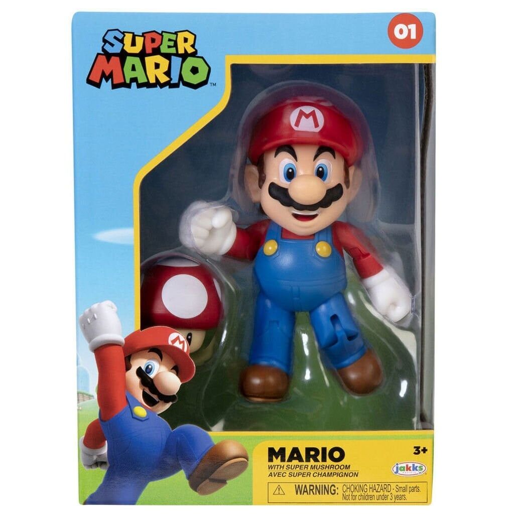Nintendo Süper Mario Figürü Mario 10 cm. 13247