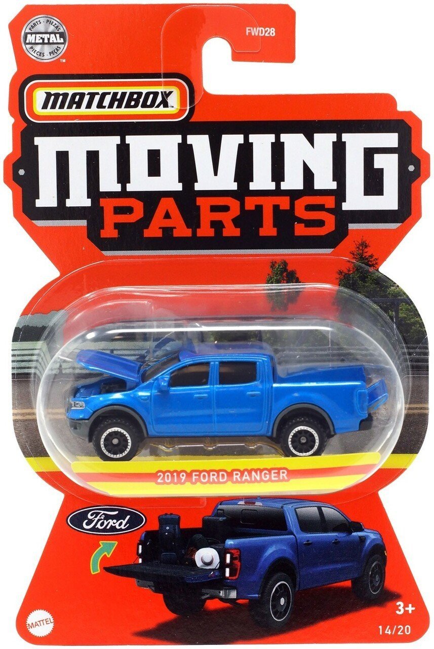 Matchbox Moving Parts 2019 Ford Ranger GWB54