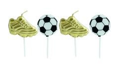 Balonevi FUTBOL TOPU ŞEKİLLİ MUM 5'Lİ