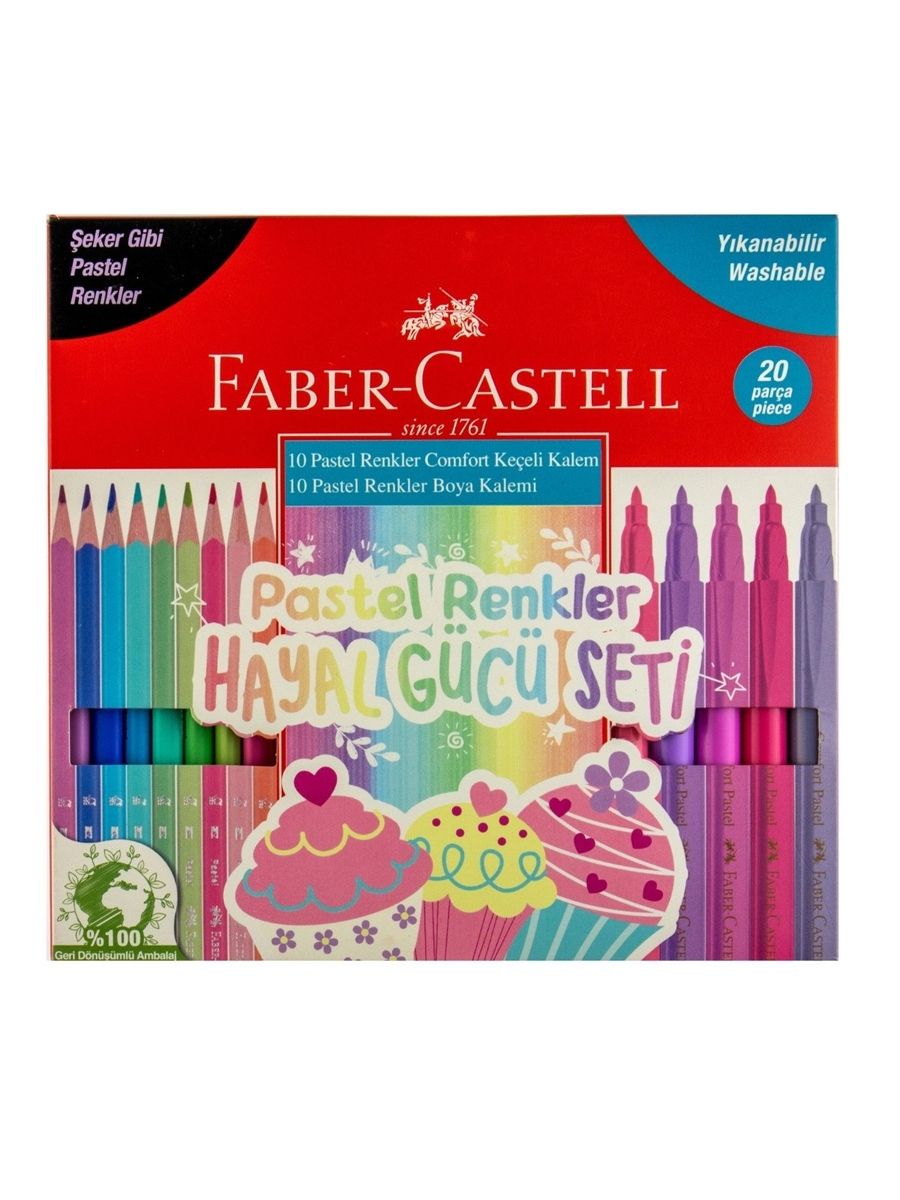 FABER CASTEL PASTEL RENKLER HAYAL GÜCÜ SETİ