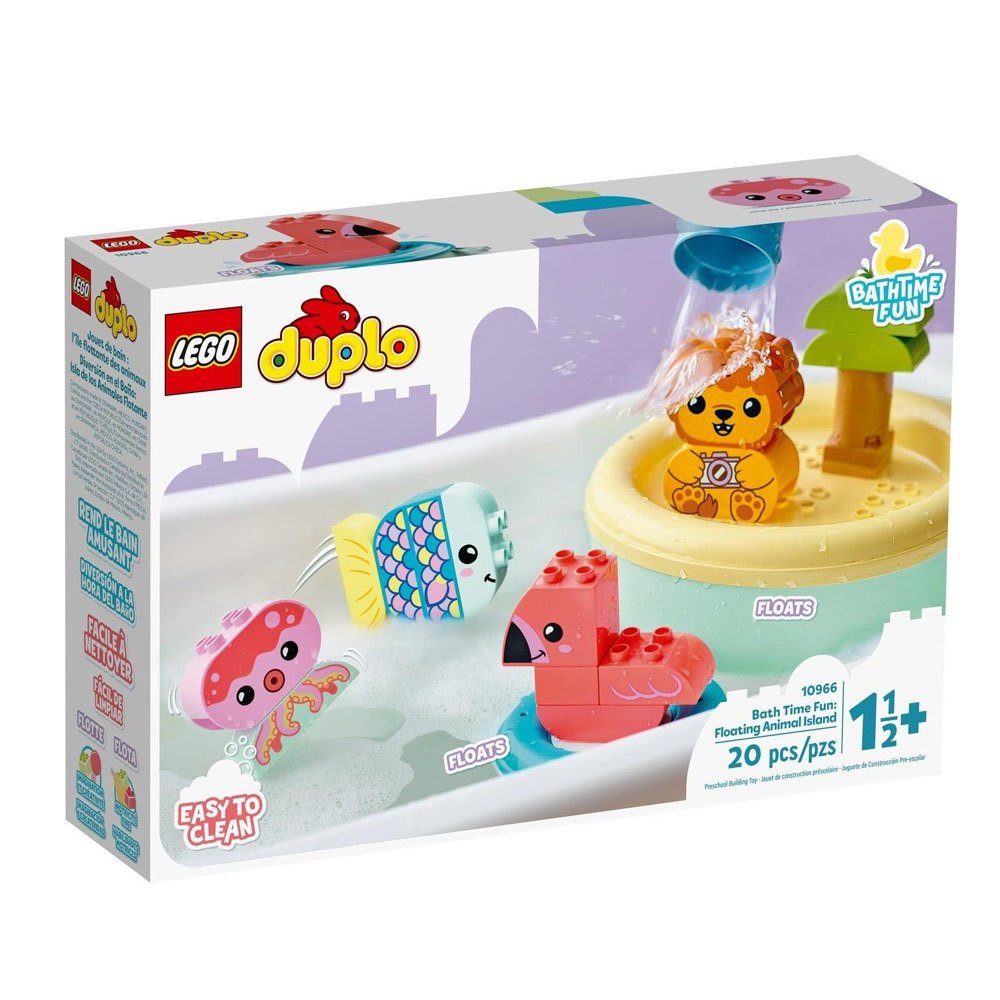 LEGO DUPLO İlk Banyo Zamanı Yüzen Hayvan Adası 10966