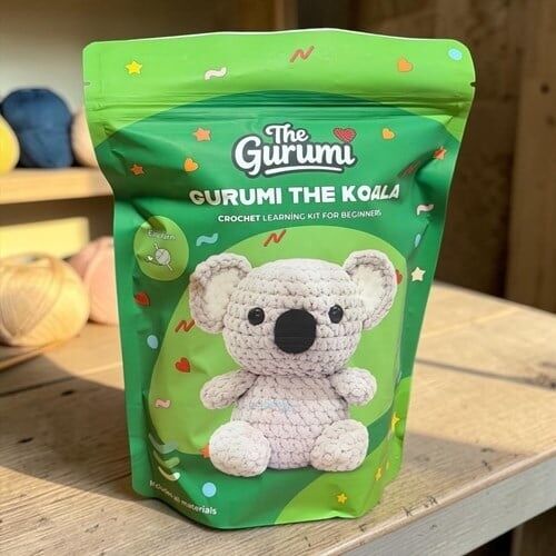 THE GURUMİ KOALA ÖRGÜ ÖĞRENME KİTİ TG005