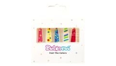 Balonevi MUM ŞEKİLLİ RENKLİ MUM 5'Lİ