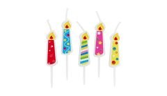 Balonevi MUM ŞEKİLLİ RENKLİ MUM 5'Lİ