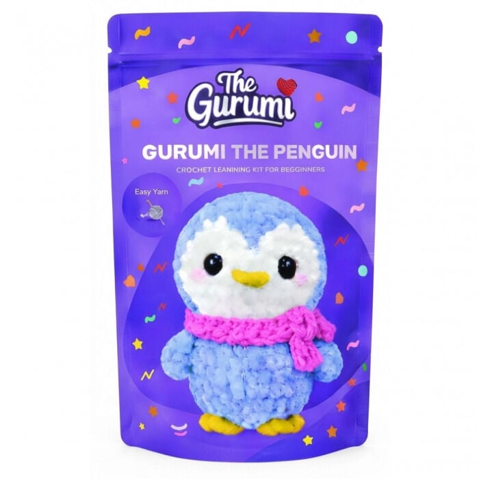 THE GURUMİ PENGUEN  ÖRGÜ ÖĞRENME KİTİ TG006