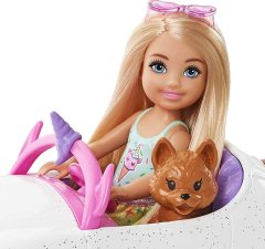 Barbie Chelsea Bebek ve Arabası GXT41