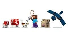 LEGO Minecraft Mooshroom Evi Çocuklar için Ada Oyuncağı 21270