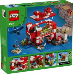 LEGO Minecraft Mooshroom Evi Çocuklar için Ada Oyuncağı 21270