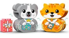 LEGO DUPLO SESLİ İLK YAVRU KÖPEĞİM VE YAVRU KEDİM 10977