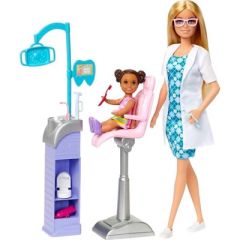 Barbie Diş Doktoru Bebek Ve Oyun Seti HKT69