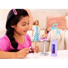 Barbie Diş Doktoru Bebek Ve Oyun Seti HKT69