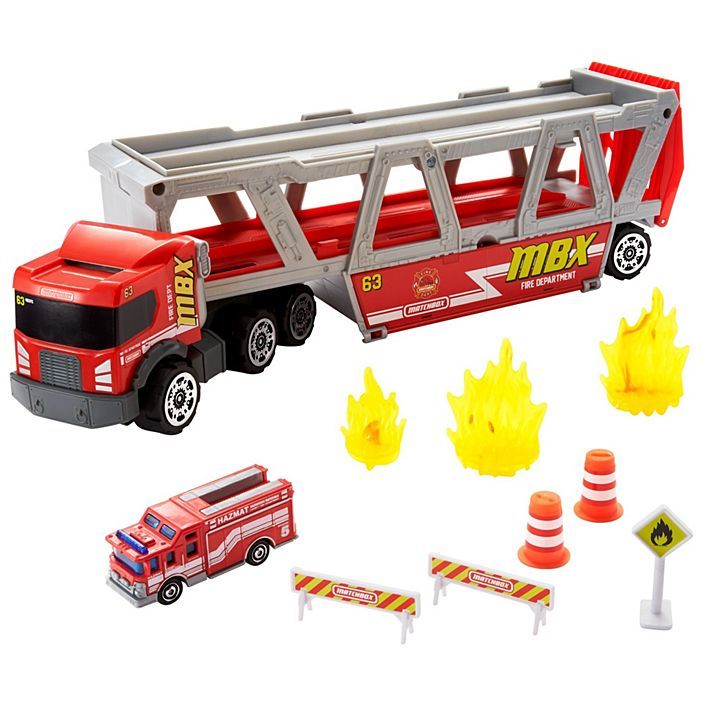 MATCHBOX TAŞIYICI İTFAİYE ARACI OYUN SETİ