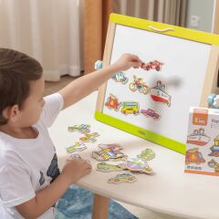 VİGA TOYS AHŞAP MANYETİK TAŞITLAR