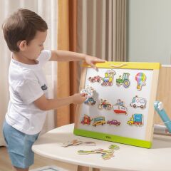 VİGA TOYS AHŞAP MANYETİK TAŞITLAR