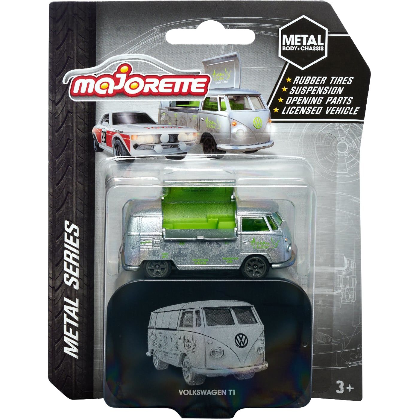 MAJORETTE Vintage Deluxe Metal Series- VOLKSWAGEN T1 (212052019)