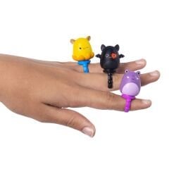 Squish-a-longs 2 Figür + Yüzük Sürpriz Paket Seri 1 AL0001-1