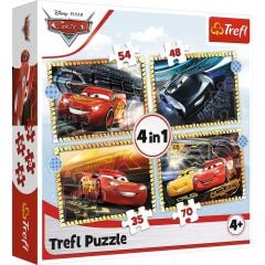 Trefl Cars 4 ü1 Arada Puzzle 207 Parça