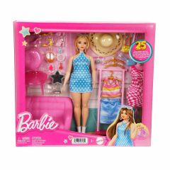BARBIENİN KIYAFET VE AKSESUAR ASKISI OYUN SETİ HPL78