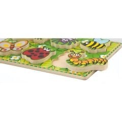 VİGA TOYS AHŞAP 2D SEVİMLİ BÖCEKLER PUZZLE
