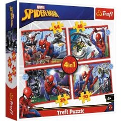 Trefl 4in1 Puzzle Marvel Spiderman