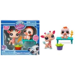 Littlest Pet Shop Minişler 2’li Figür Seti S2 - 92&93 Zürafa Ve Tembel Hayvan