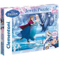 CLEMENTONİ DİSNEY FROZEN JEWELS PUZZLE 104 PARÇA