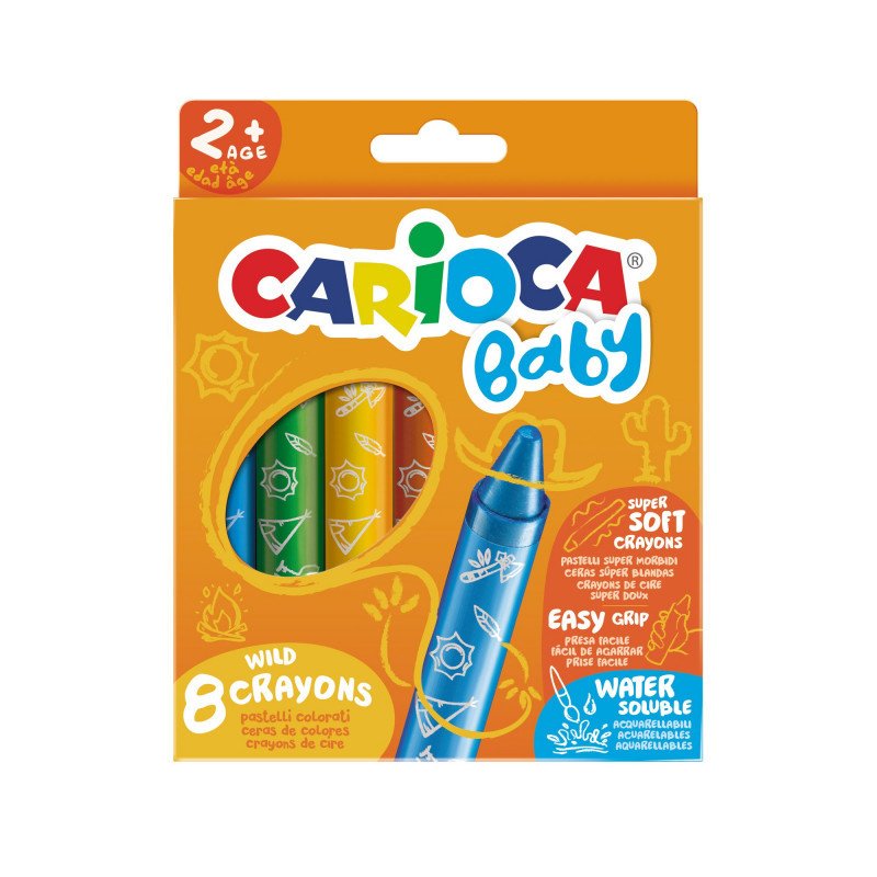 CARİOCA JUMBO BEBEK ELLERİ KİRLETMEYEN PASTEL BOYA
