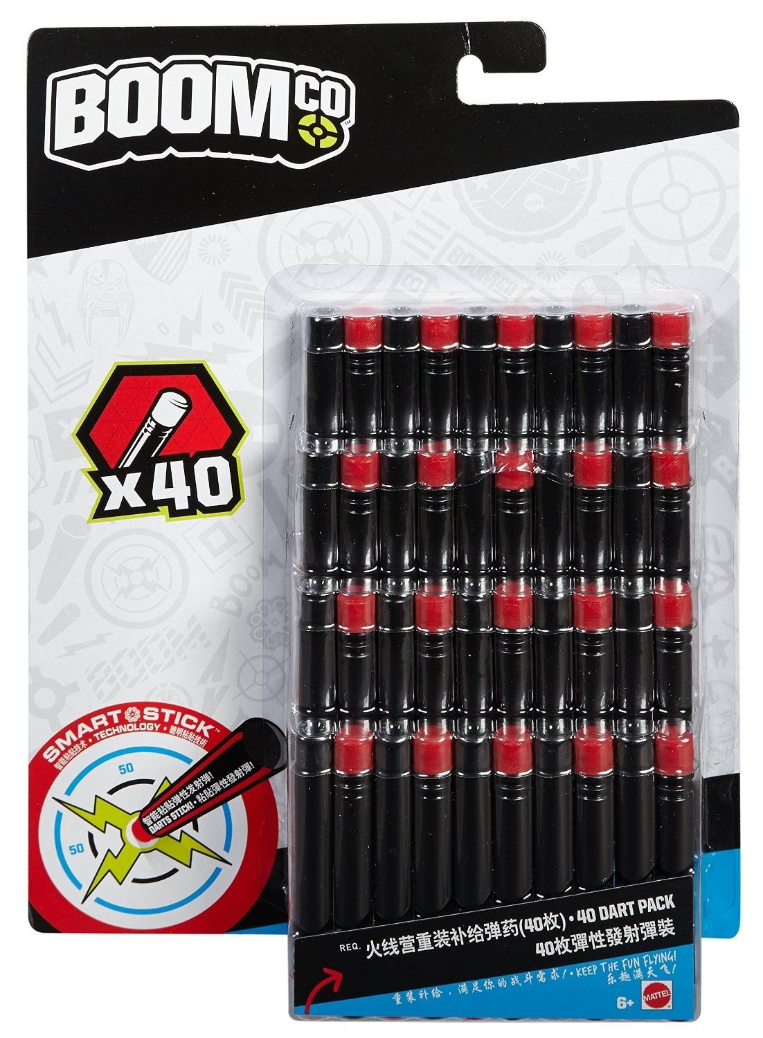 MATTEL BOOMCO CHP32 40'LI DART PAKETİ CHP34