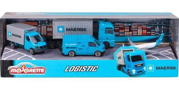 Majorette MAERSK Araçları 4lü Set 212057290