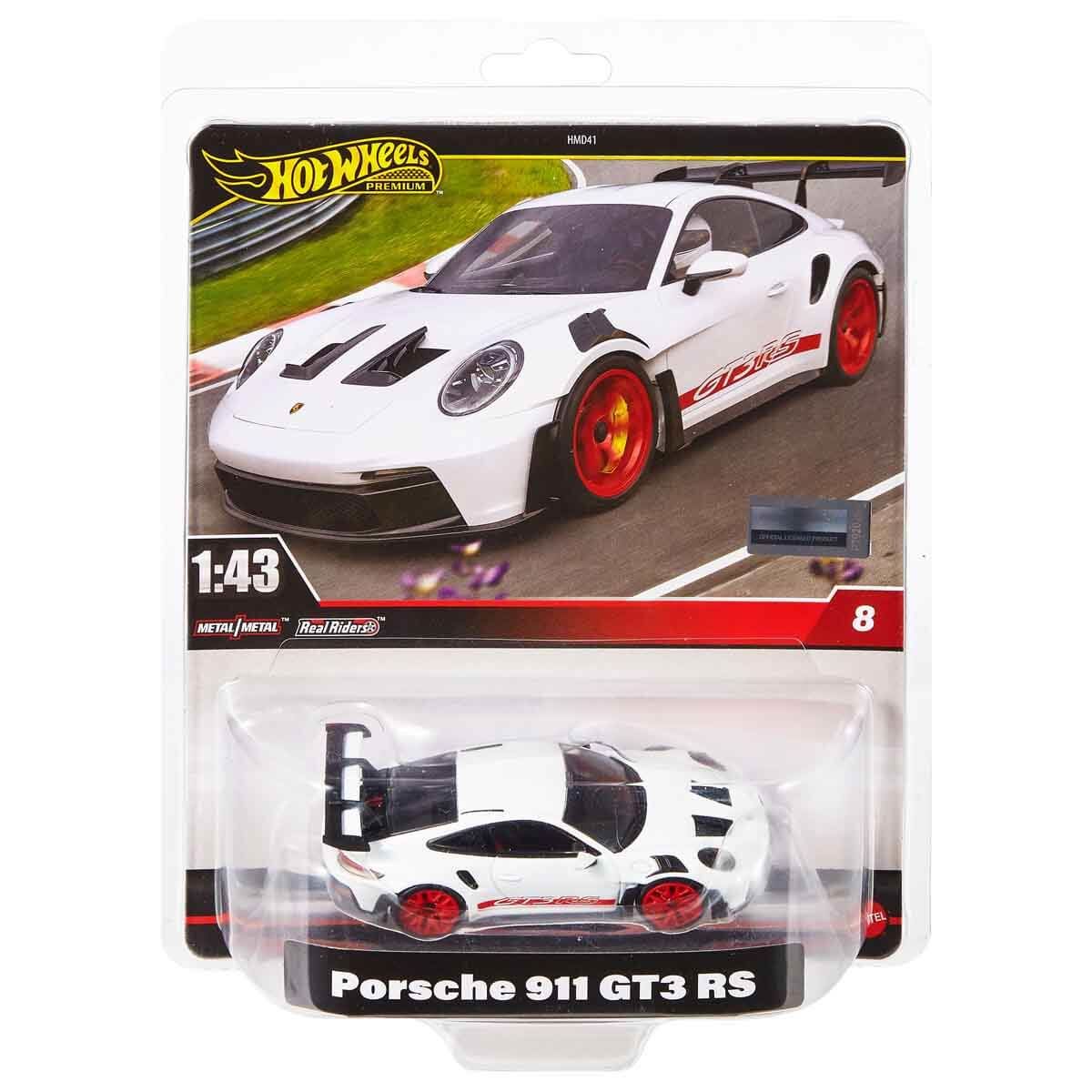 Hot Wheels Premium Porsche GT3-RS Scale Collectible Car 1:43