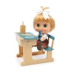 Masha İle Koca Ayı  Bebek Okul Oyun Setı 12 cm.