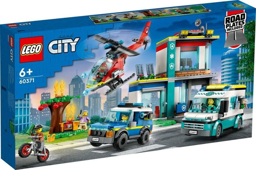 LEGO  City Acil Durum Araçları Merkezi 60371