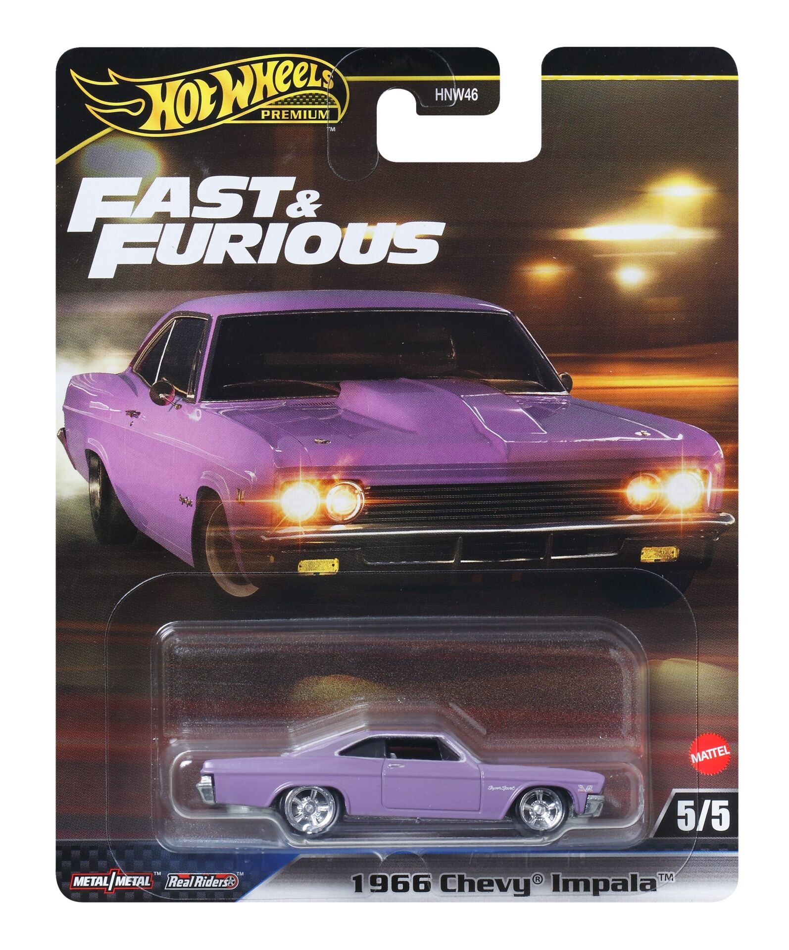 Hot Wheels Fast & Furious Premium 1966 Chevy Impala JBL95