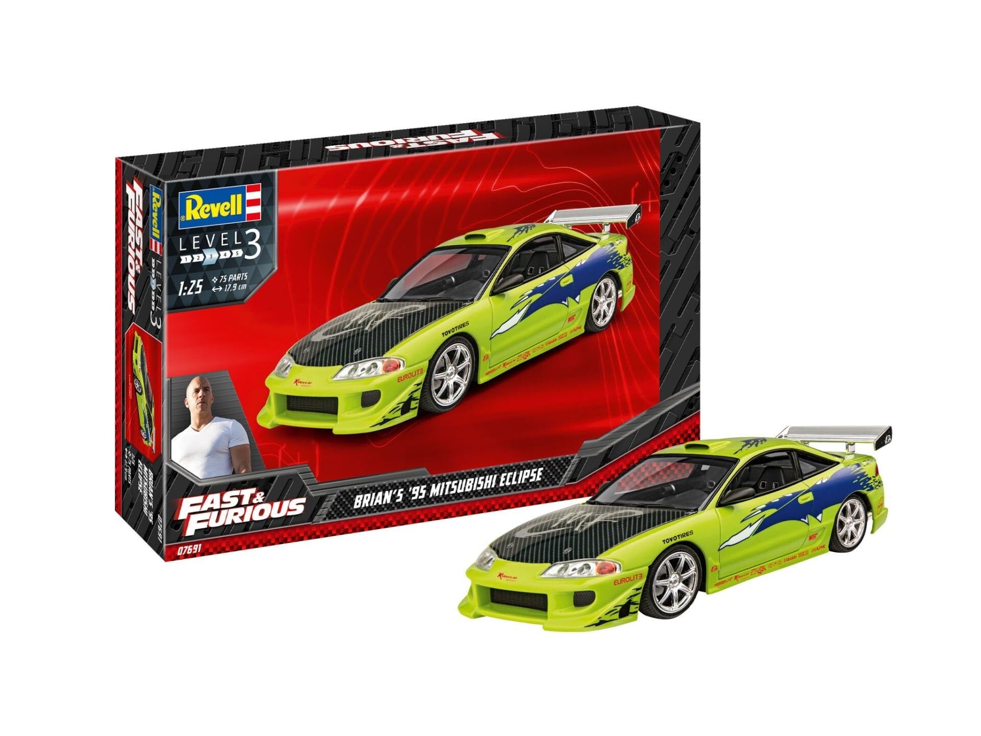 Revell Model Set Fast and Furious Brians 95 Eclipse