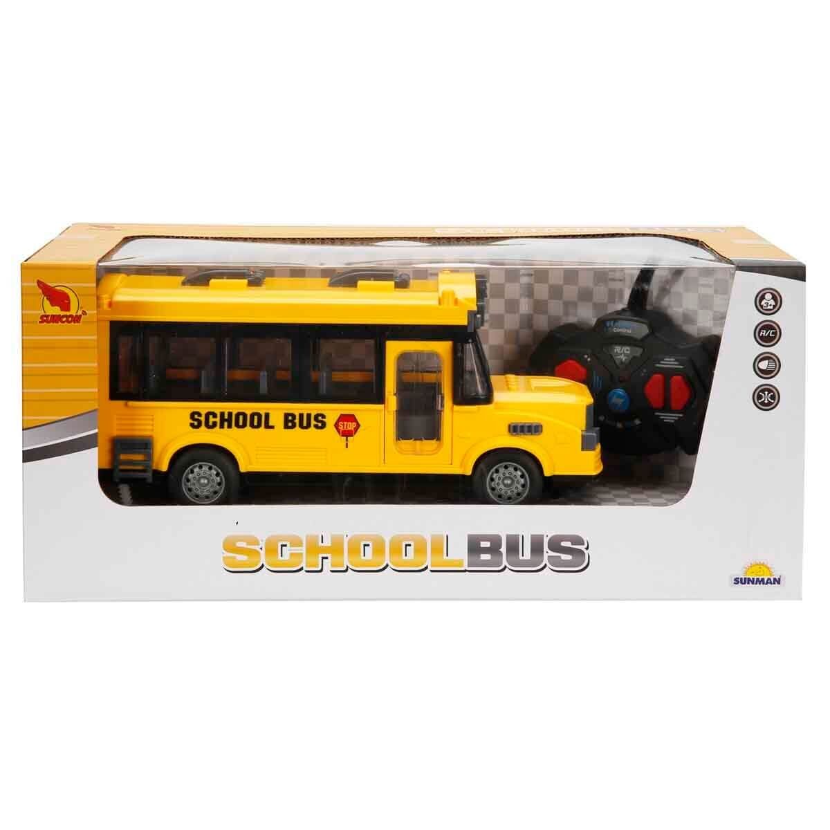 Suncon Işıklı Uzaktan Kumandalı Okul Otobüsü 1:32