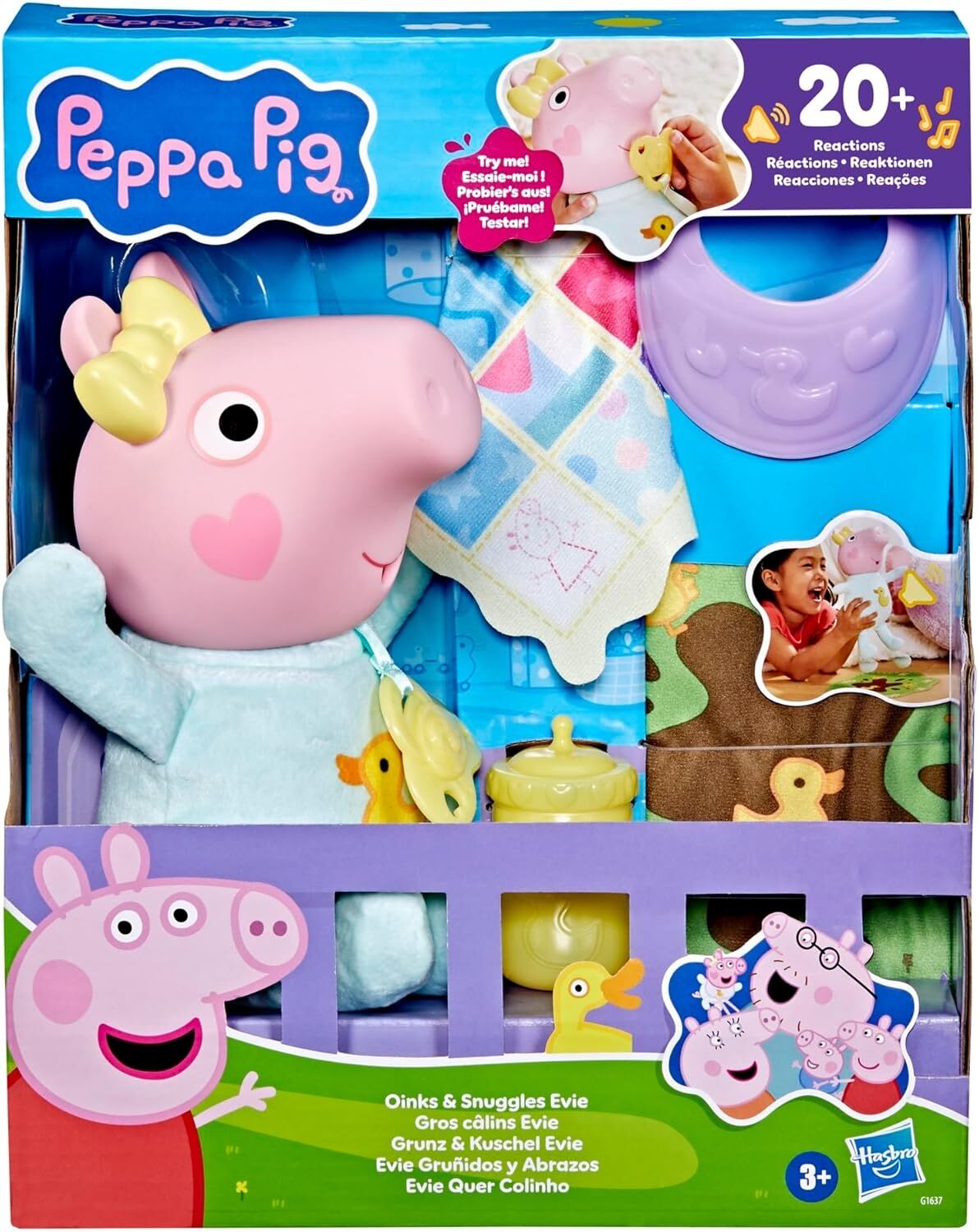 Peppa Pig Oinks Snuggles Bebek Evie G32238