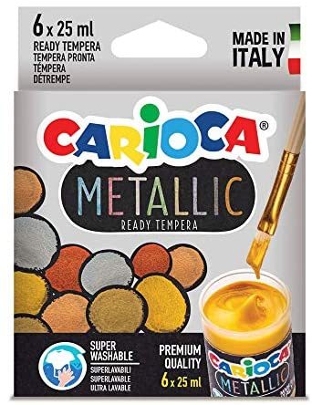 CARİOCA GUAJ BOYA (SÜPER YIKANABİLİR) METALİK 6 RE