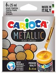 CARİOCA GUAJ BOYA (SÜPER YIKANABİLİR) METALİK 6 RE