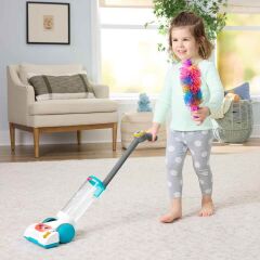 Fisher Price 2in1 Sesli ve Işıklı Eğlen ve Öğren Süpürge JMM35