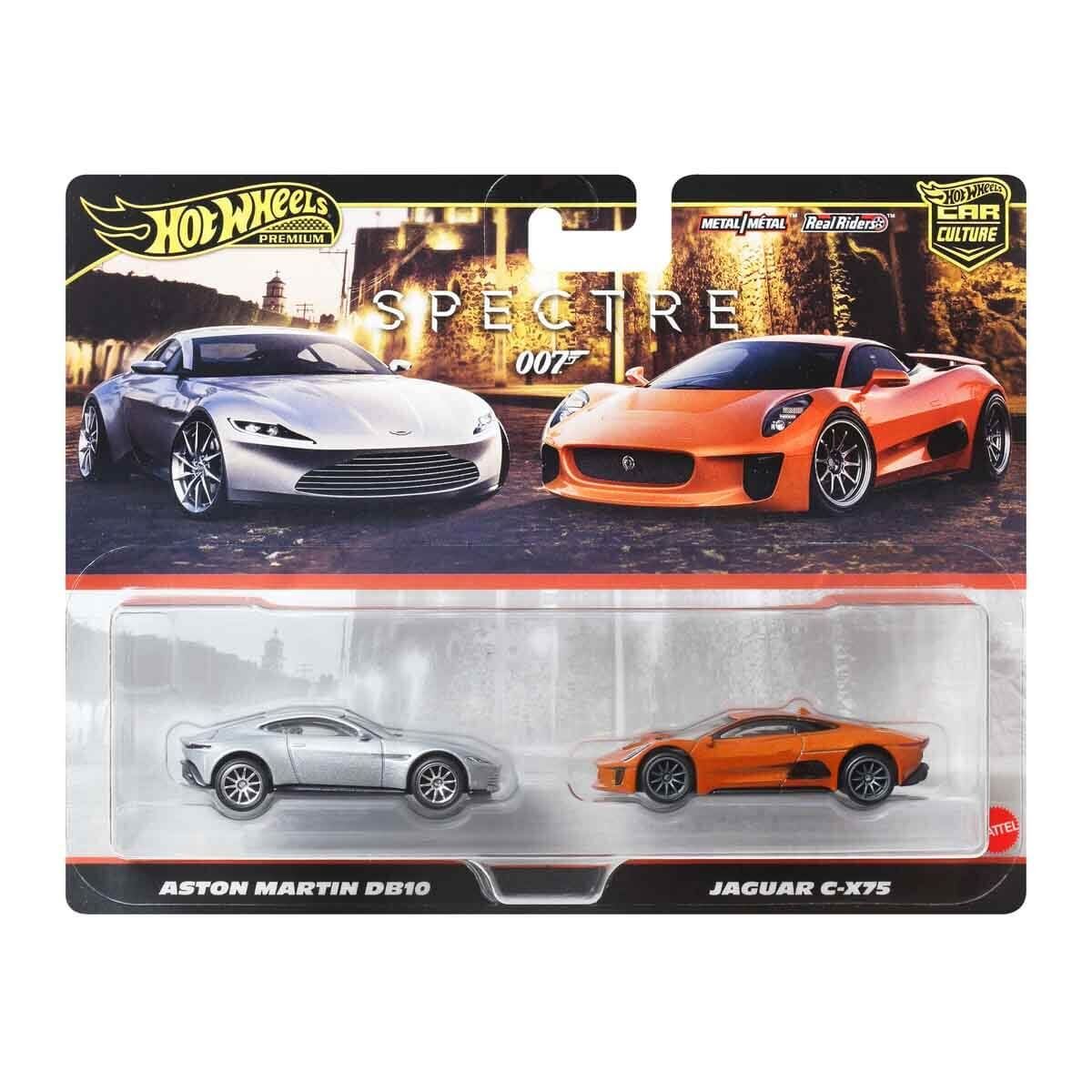 Hot Wheels Premium Car Culture 007 Aston Martin DB10 - Jaguar C-X75 JBL04