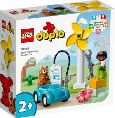 LEGO DUPLO Kasabası Rüzgar Türbini ve Elektrikli Araba 10985