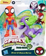 SPIDERMAN HERO DINO WEBS SPIDEY&GOBLIN RAPTOR G0120