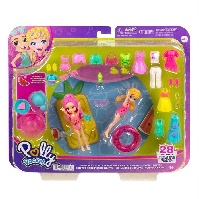 Polly Pocket ve Arkadaşları Farklı Moda Aksesuarları Oyun Setleri HKV95