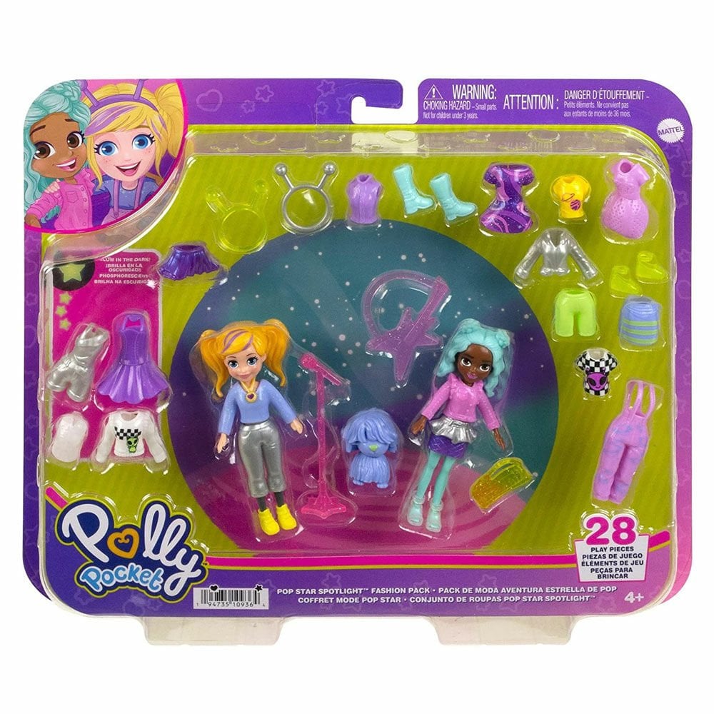 Polly Pocket ve Arkadaşları Farklı Moda Aksesuarları Oyun Setleri HKV97